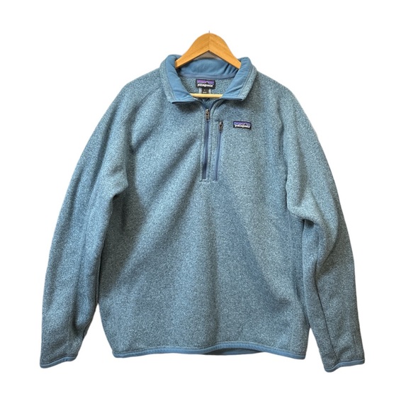 Patagonia Other - Patagonia 1/4 Zip Sweater Blue Size Large